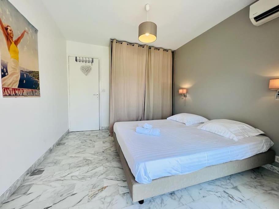 Le Pinede - Apt 4 Prs- Parking - Clim - 500M Plages Antibes Eksteriør billede